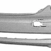 Pare chocs avant pour MERCEDES (W203) CLASSE C ph. 1 2000-2004, trous lave phares, Mod. AVANTGARDE, Neuf à peindre