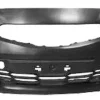 Pare chocs avant pour NISSAN MICRA IV (K13) ph.2, 2013-2018, noir, Neuf