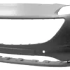 Pare chocs avant pour OPEL CORSA E 2015-2019, 4 trous radar + supports, Neuf à peindre