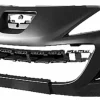 Pare chocs avant pour PEUGEOT 207 phase 2, 2009-2012, trous feux antibrouillard, Neuf