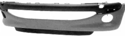 Pare chocs avant pour PEUGEOT 206 ph.2, 2003-2009, trous feux antibrouillard, spoiler, à peindre