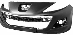 Pare chocs avant pour PEUGEOT 207+, 2012-2014, trous feux antibrouillard, Neuf à peindre