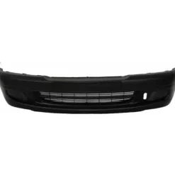 Pare Chocs Avant pour PEUGEOT 306 ph. 2 1997-1999, avec cache crochet et grille, noir, Neuf