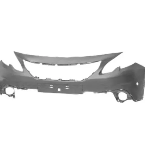 Pare chocs avant pour PEUGEOT 2008 Phase 2, 2016-2019, mod. OFF-ROAD, trous radar et moulure, Neuf à peindre