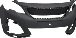 Pare chocs avant pour PEUGEOT 3008 II 2017-2020, 2 trous capteurs radar, PDC, Neuf à peindre