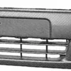 Pare chocs avant pour PEUGEOT PARTNER I phase 1, 1996-2002, noir, Neuf