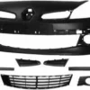 Pare chocs avant pour RENAULT CLIO III phase 1, 2005-2009, (185 - kit 7 pièces) Neuf à peindre