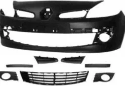 Pare chocs avant pour RENAULT CLIO III phase 1, 2005-2009, (185 - kit 7 pièces) Neuf à peindre