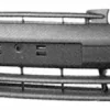 Pare chocs avant pour RENAULT KANGOO I phase 1, 1997-2003, noir, Neuf