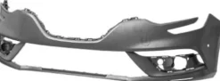 Pare chocs avant pour RENAULT MEGANE IV, 2016-2020, 2 trous radars, Neuf à peindre