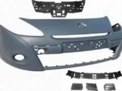 Pare chocs avant pour RENAULT CLIO III phase 2, Mod. 185, 2009-2012 (+ Kit), à peindre