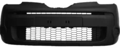 Pare chocs avant pour RENAULT KANGOO II phase 2 2013-2020, sans trous feux antibrouillard, noir