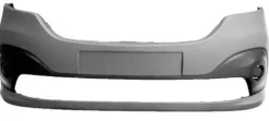 Pare chocs avant pour RENAULT TRAFIC III phase 1 2014-2019, partie externe à peindre, partie centrale noire, Neuf