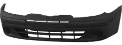 Pare chocs avant pour RENAULT SCENIC I ph.2, 1999-2003 bandeau noir, trous antibrouillard, à peindre