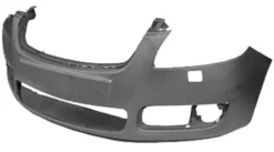 Pare chocs avant pour SKODA FABIA II ph. 1 2007-2010, trous lave phares, Neuf à peindre