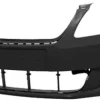 Pare chocs avant pour SKODA FABIA II ph. 2 2010-2014, trous lave phares, Noir, Neuf