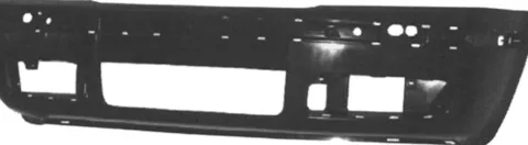 Pare chocs avant pour SKODA OCTAVIA I ph. 2 2000-2004, trous antibrouillard, Neuf à peindre