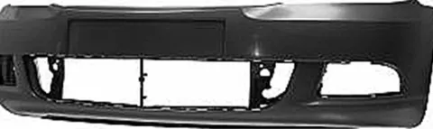 Pare chocs avant pour SKODA OCTAVIA II ph. 2 2009-2013, Noir, Neuf