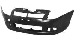 Pare chocs avant pour SUZUKI SWIFT, 2005-2007, trou antibrouillard, Noir, Neuf