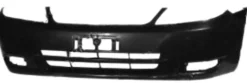 Pare chocs avant pour TOYOTA COROLLA 2001-2004, noir, Mod. 4 portes / SW, Neuf