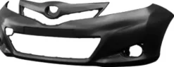 Pare chocs avant pour TOYOTA YARIS III phase 1, 2011-2014, noir, Neuf