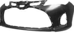 Pare chocs avant pour TOYOTA YARIS III phase 2, 2014-2016, noir lisse à apprêter, Neuf