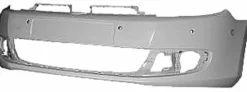 Pare chocs avant pour VOLKSWAGEN GOLF VI 2008-2012, 4 trous capteurs radar, Neuf à peindre