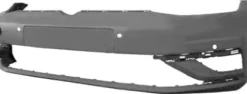 Pare chocs avant pour VOLKSWAGEN GOLF VII ph. 2 depuis 2016, 4 trous capteurs radar, support plaque
