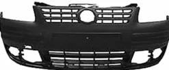 Pare chocs avant pour VOLKSWAGEN CADDY III phase 1, 2004-2010, noir, (modèle Van), Neuf