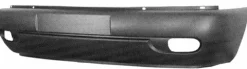 Pare chocs avant supérieur pour VOLKSWAGEN TRANSPORTER T4, 1996-2003, trous antibrouillard, noir, Mod. TRANSPORTER, Neuf
