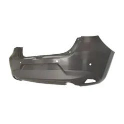 Pare-chocs arrière pour MAZDA 2 III 2015-2018, noir, avec trous PDC, Mod. 5 portes, Neuf
