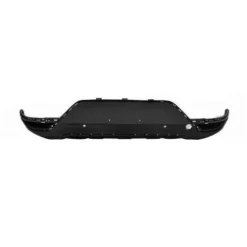 Pare-chocs arrière pour VOLKSWAGEN T-ROC 2017-2022, partie inférieure, avec trou PDC + support, noir gaufrée, Neuf