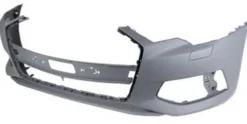 Pare-chocs avant pour AUDI A6 (C8) depuis 2019, trous lave phares + caches lave phares, cache crochet, Neuf à peindre