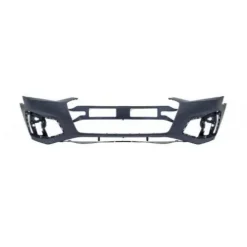 Pare-chocs avant pour AUDI A5 II phase 2 depuis 2020, trous radar, supports capteurs, cache-crochet, empreintes radar, trous lave-phares, modèle S-line, Neuf à peindre