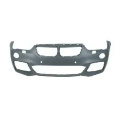Pare-chocs avant pour BMW X1 F48 depuis 2015, avec trous lave-phares, trous capteurs aide stationnement + supports, Neuf à peindre