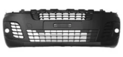 Pare-chocs avant pour FIAT SCUDO III depuis 2022, noir gaufré, avec emplacements antibrouillards, Neuf