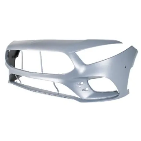 Pare-chocs avant pour MERCEDES CLASSE A AMG/AMG LINE depuis 2018 (W177), 5 portes, cache crochet, trous radar, trous park assist + supports, trou caméra, Neuf à peindre