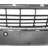 Pare-chocs avant pour VOLKSWAGEN CRAFTER phase 2 2011-2017, trous feu antibrouillard, avec grille, cache crochet, gris foncé gaufré, Neuf