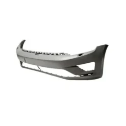 Pare-chocs avant pour VOLKSWAGEN GOLF SPORTSVAN phase 1 2014-2016, avec cache-crochet, trous lave-phares, empreintes capteurs et aide stationnement, avec apprêt, Neuf.