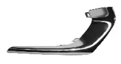 Profil grille de calandre avant gauche pour OPEL CORSA E 2015-2019, chromé, Neuf
