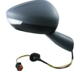 Rétroviseur gauche électrique pour CITROËN C4 PICASSO II phase 1, 2013-2016, dégivrant, rabattable, mémoire, feu clignotant, feu de courtoisie, 16 pin, LANE ASSIST, Neuf à peindre
