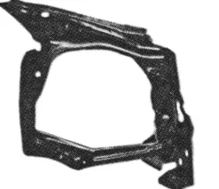 Siège de phare avant droit pour RENAULT KANGOO I phase 1, 1997-2003, support Neuf