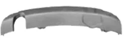Spoiler arrière noir pour AUDI A1 2010-2014, pare chocs arrière, double échappement, Neuf