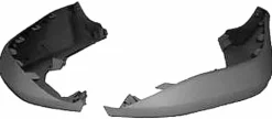 Spoiler avant pour CITROËN C2 phase 1 2003 à 2008, droit & gauche, pare chocs avant, (modèle VTR)