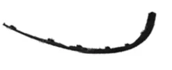 Spoiler pare chocs avant droit pour PEUGEOT 407, 2004-2011, Neuf