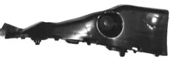 Support arrière gauche pour TOYOTA AYGO I phase 3, 2012-2014, bride fixation pare chocs arrière