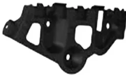 Support arrière gauche pour DACIA SANDERO II STEPWAY, 2012-2016, bride fixation pare chocs arrière
