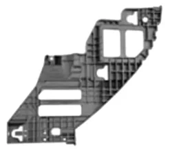Support avant droit pour VOLKSWAGEN GOLF VI GTI/GTD, 2009-2013, bride fixation pare chocs avant