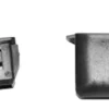 Support avant gauche pour NISSAN MICRA III (K12) ph.3, 2007-2011, bride fixation pare chocs avant