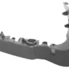 Support avant gauche pour AUDI A3 III ph.1 SPORTBACK 2012-2016, bride fixation pare chocs avant